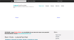 Desktop Screenshot of loteriafacil.net